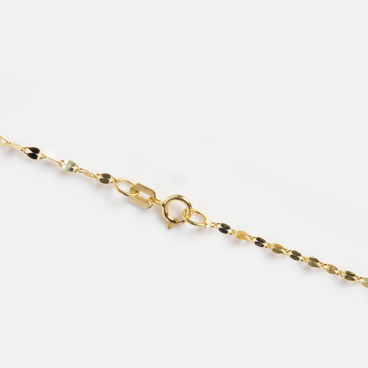 Solid Gold Italian Sparkle Link Chain