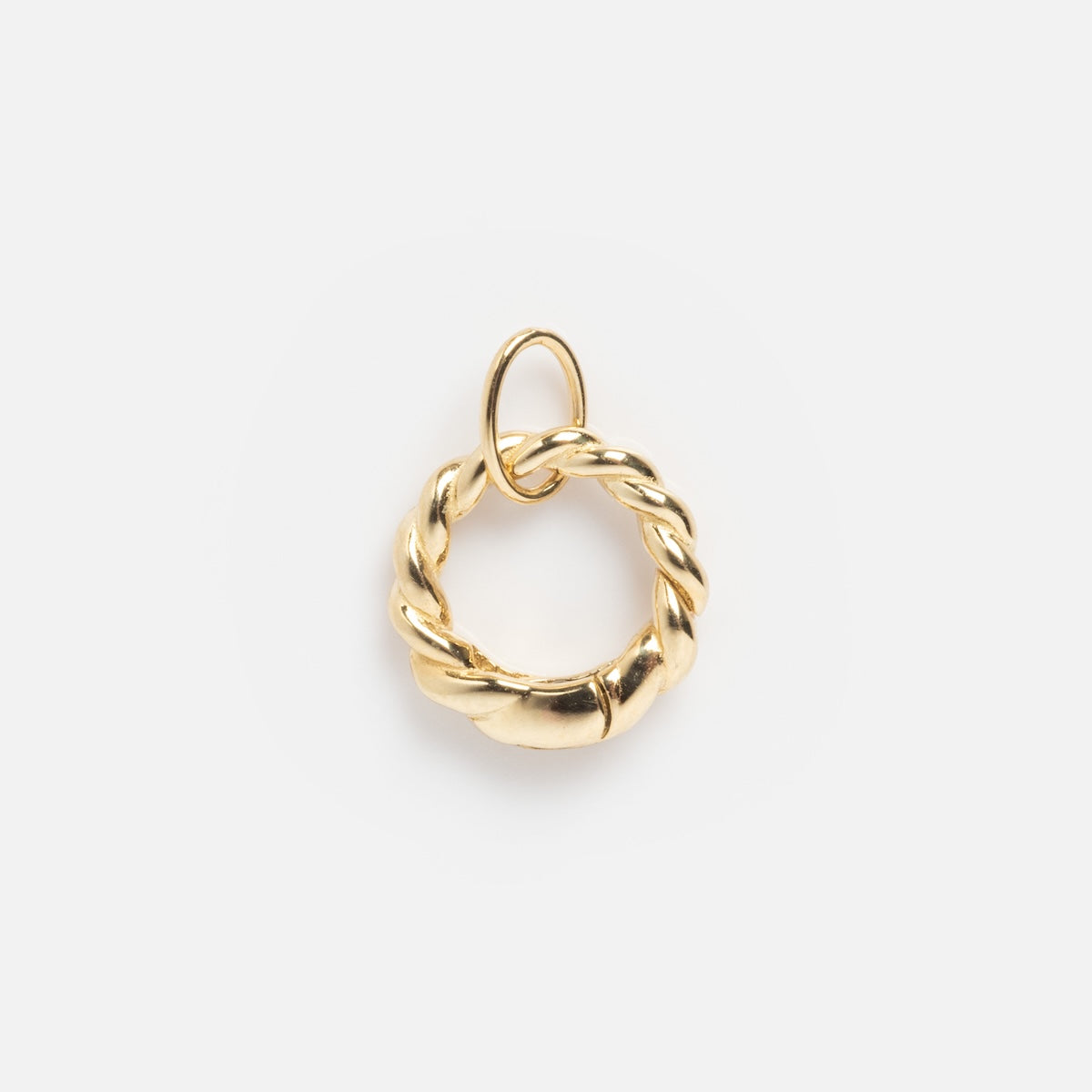 Solid Gold Charm Clip