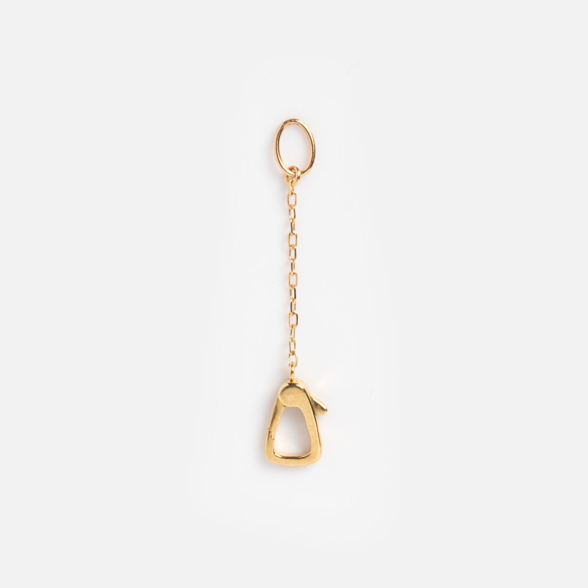 Solid Gold Charm Clip