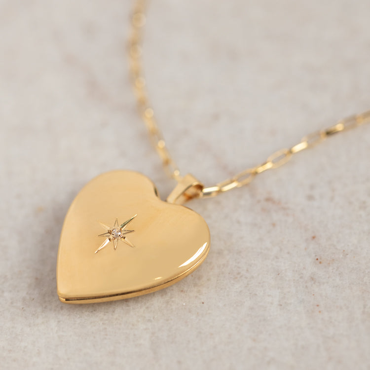 14k Gold Filled Heart of Gold Locket