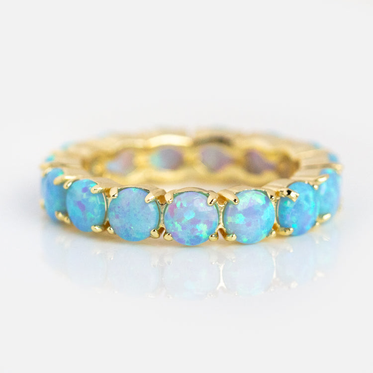 Grand Heiress Blue Opal Ring