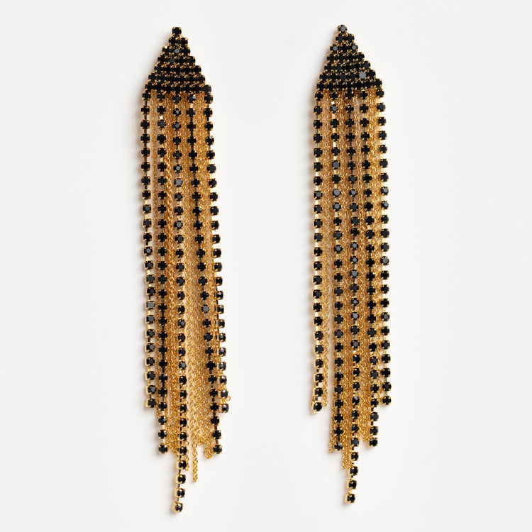 Camila Black Earrings