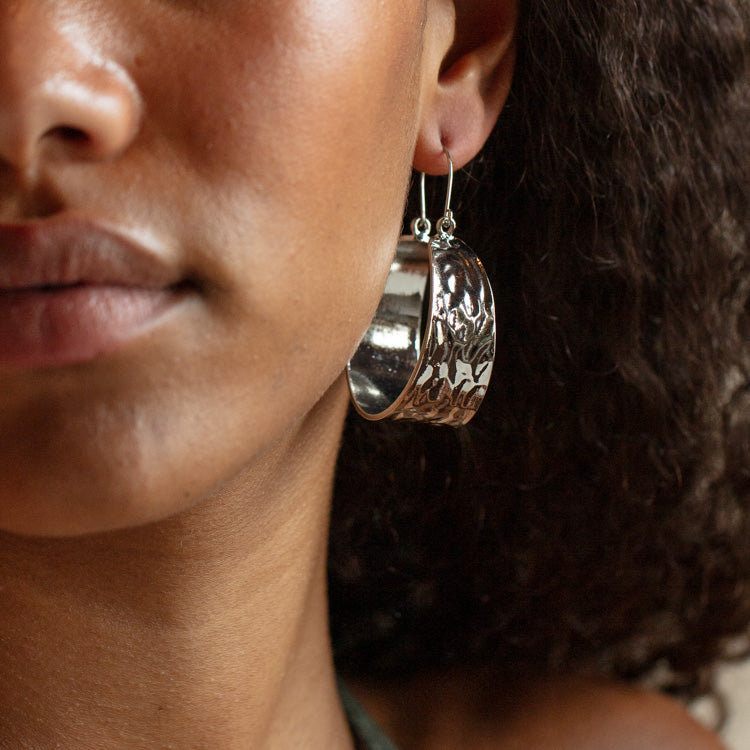 Terrain Silver Earrings