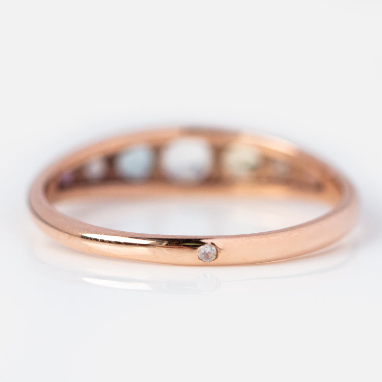 14K Rose Gold She's An Artist Ring Size 5.75