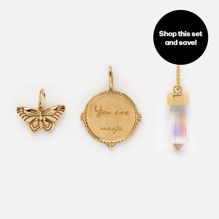 Solid Gold Charm Set For Inspiration