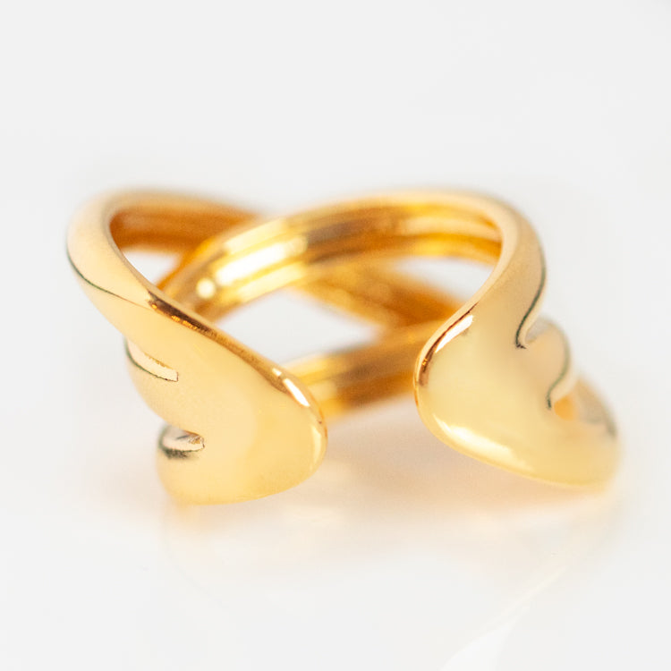 Abstract Crossover Open Ring