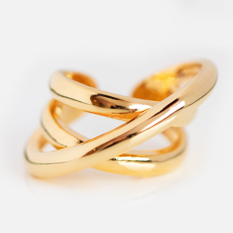 Abstract Crossover Open Ring