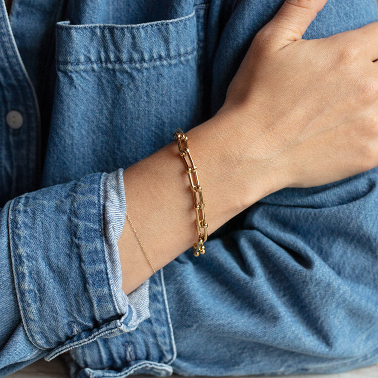 Horseshoe Chain Bracelet