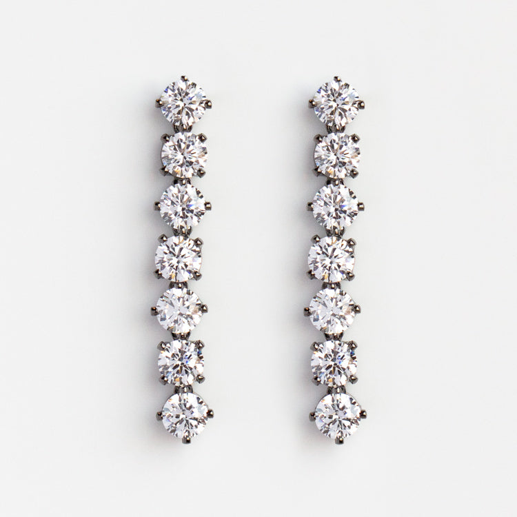 Linear Tennis Earrings