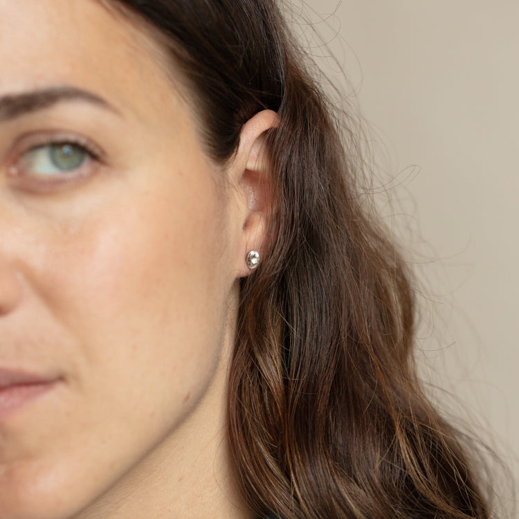 6mm Crystal Stud Earrings