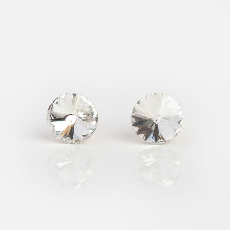 6mm Crystal Stud Earrings