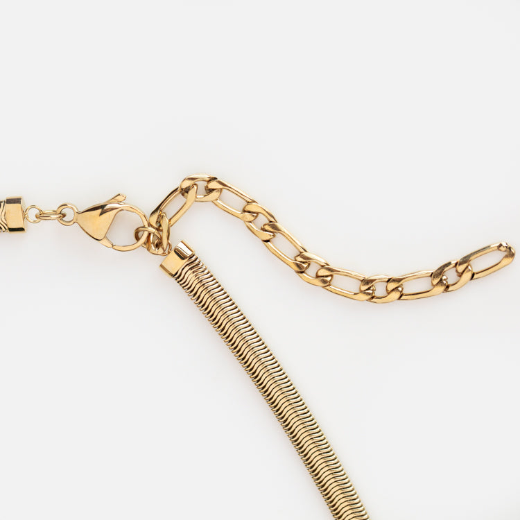 Thick Herringbone Chain Necklace