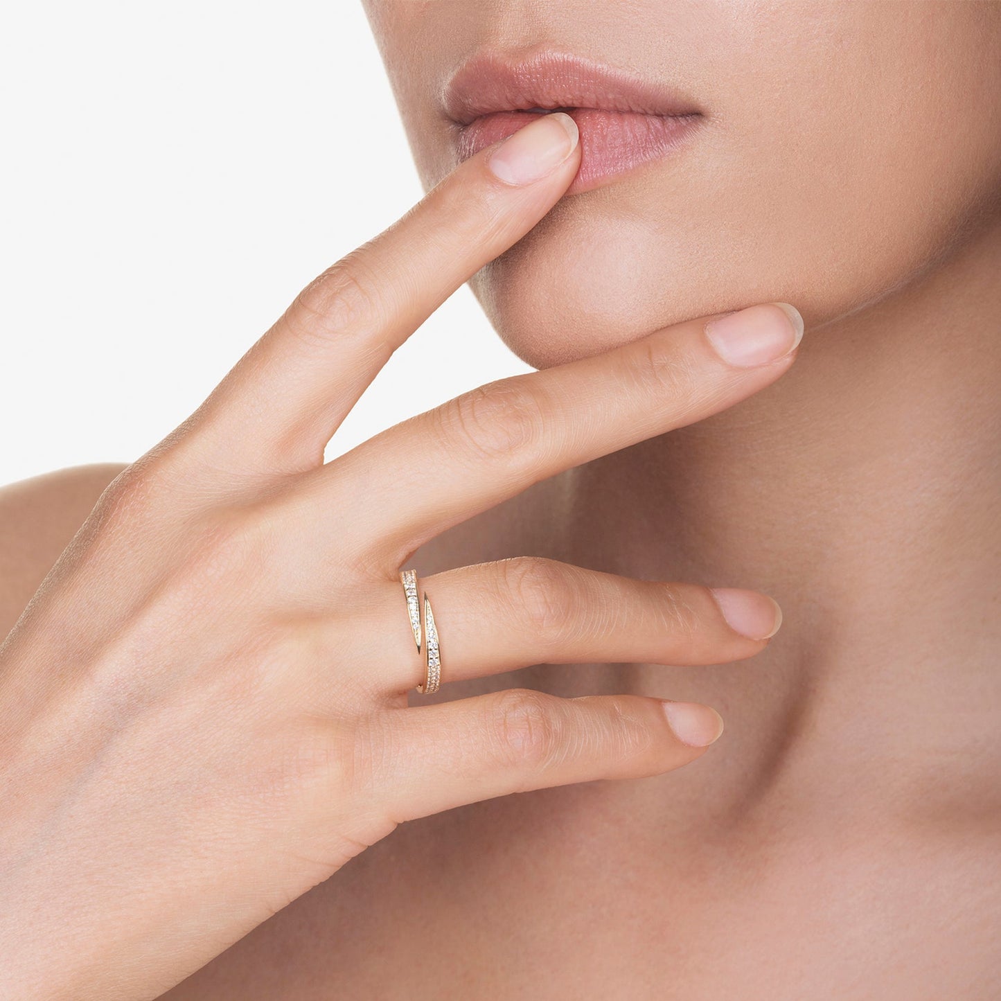 Talia Pave Wrap Ring