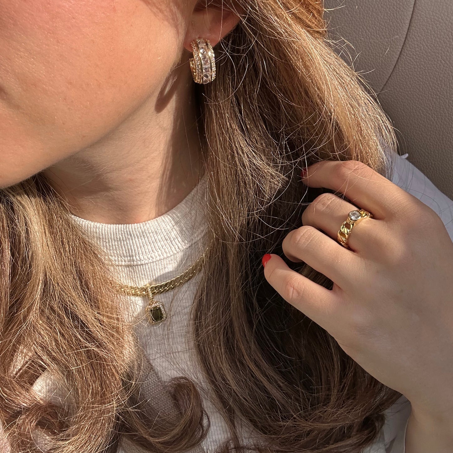 SJ Hoop Earrings
