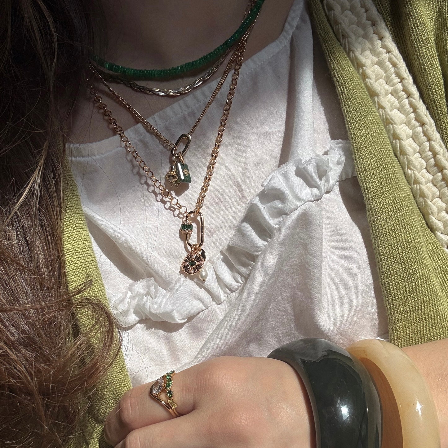 Perfect Start Charm Holder Necklace