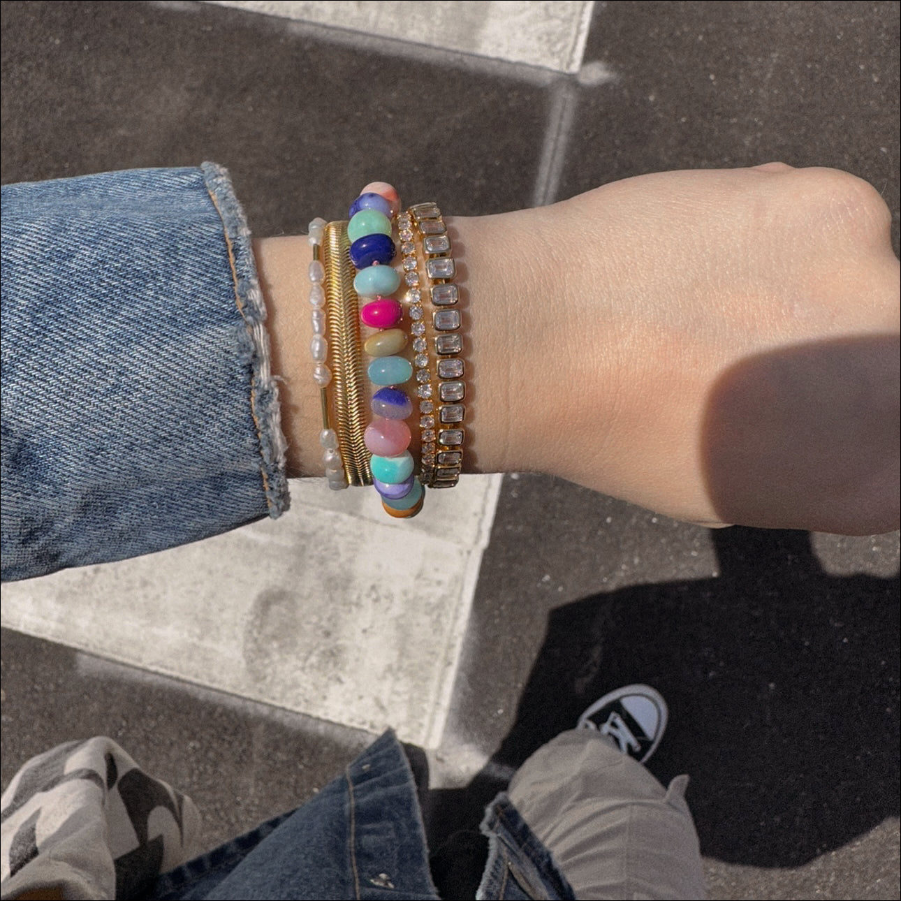 Bold Snake Chain Bracelet