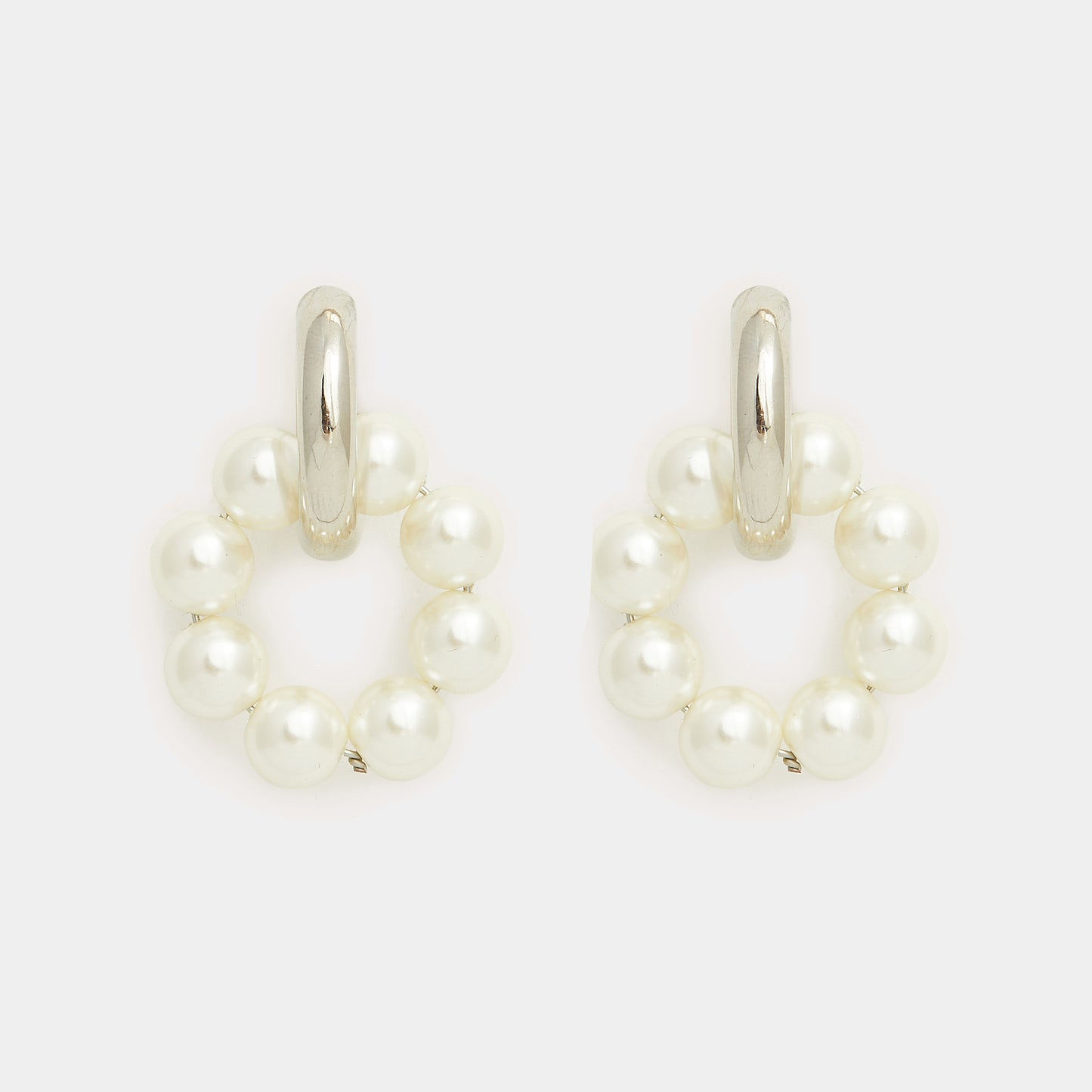 Tyson Silver Hoop Earrings