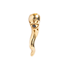 Amulets-Gold Italian Horn for Prosperity