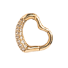 Add a Solid Gold Charm Clip-Lab Diamond Heart Clip
