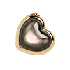 Elizabeth Stone-Black Mother of Pearl Heart