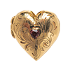 Lockets-Etched Heart Locket