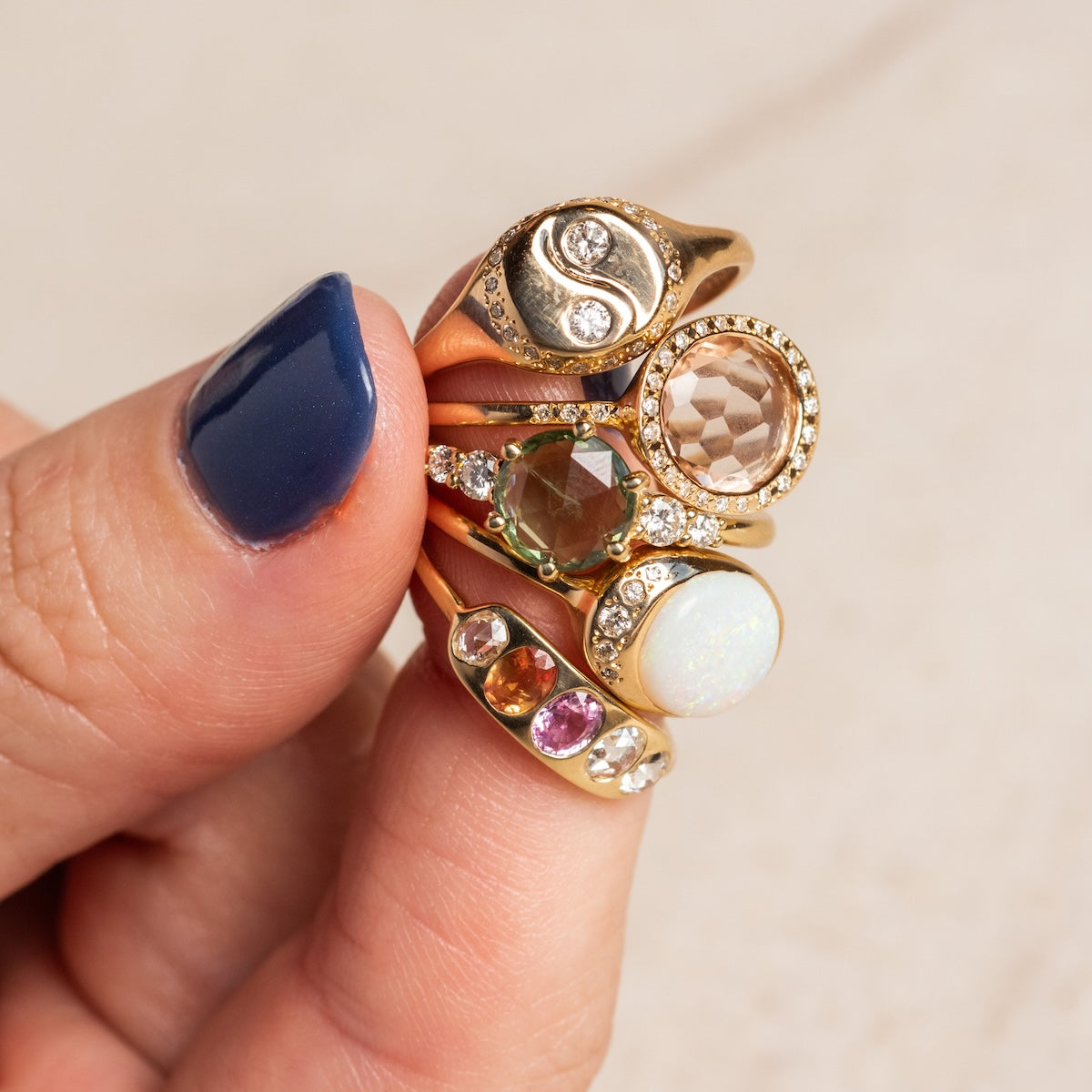 Yin Yang Signet Ring