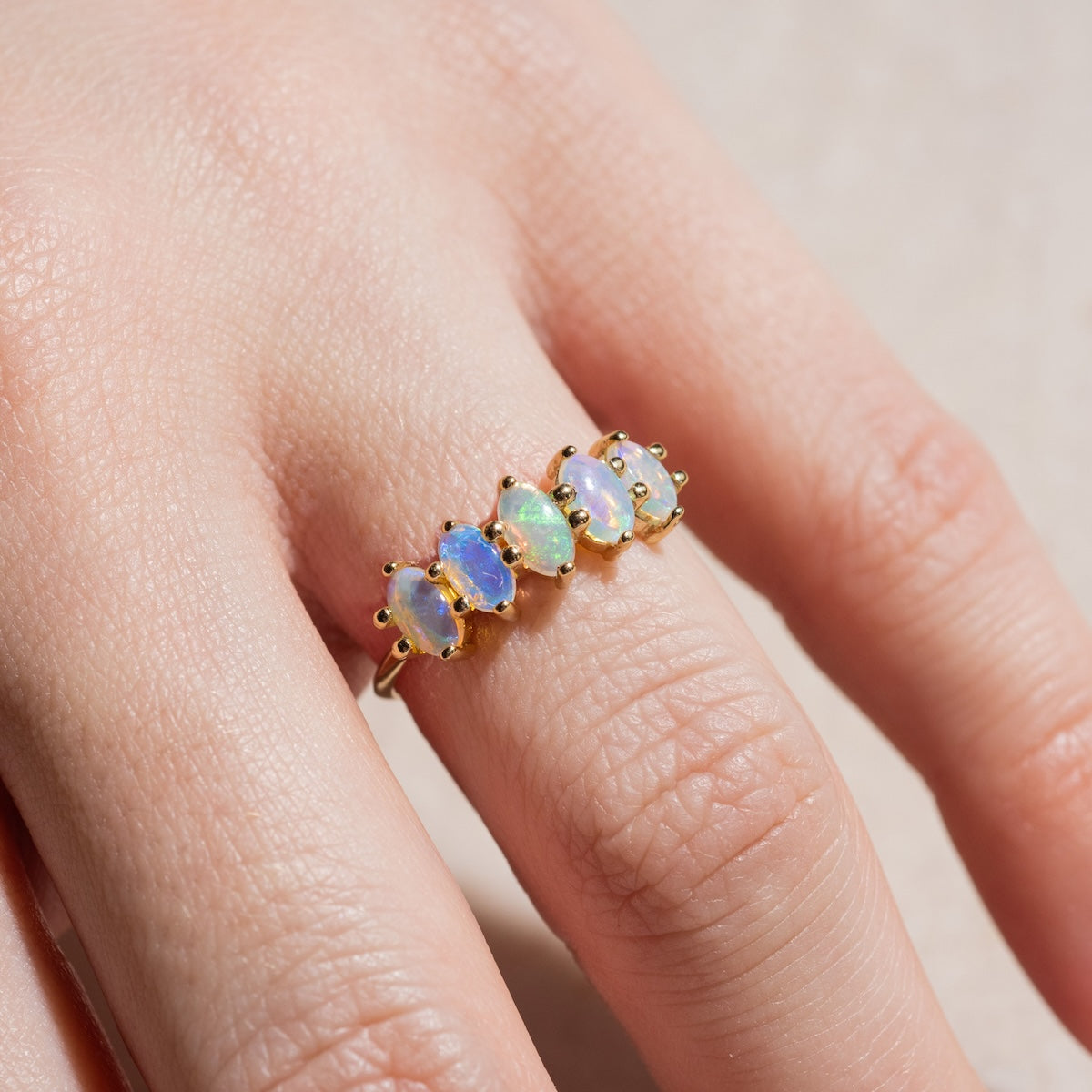 Les Cinq Opal Ring