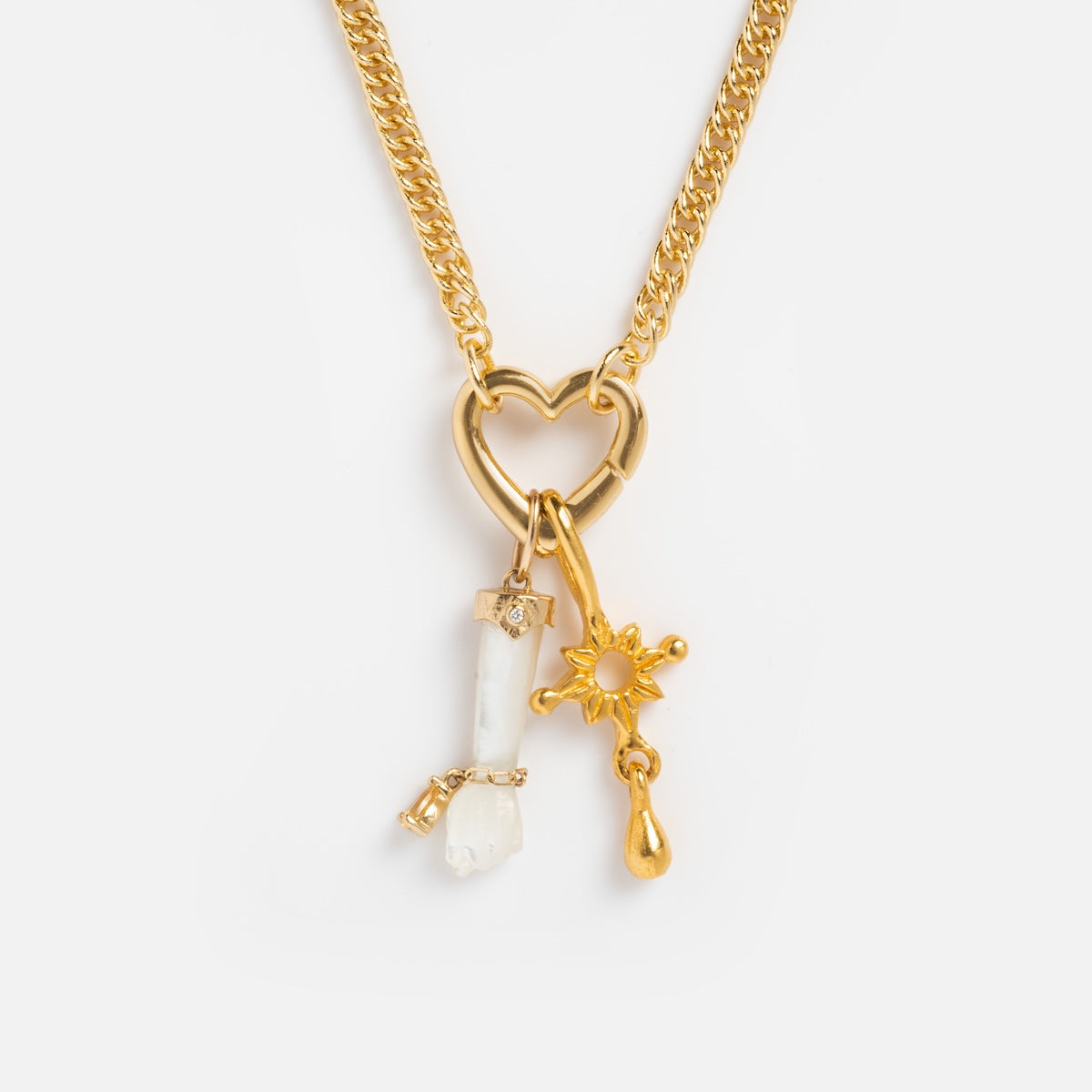 Perfect Start Charm Holder Necklace