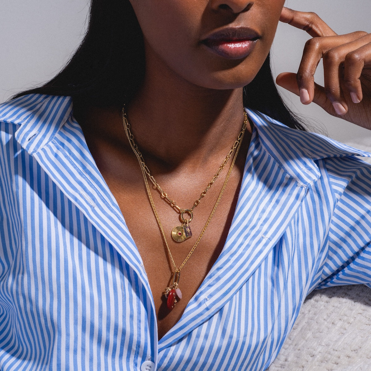 Perfect Start Charm Holder Necklace