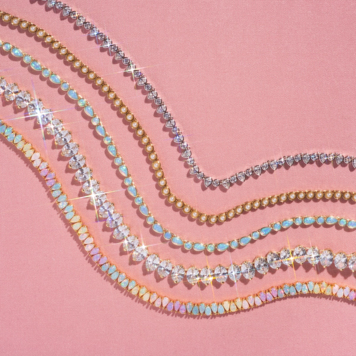 Hello Gorgeous Tennis Necklace