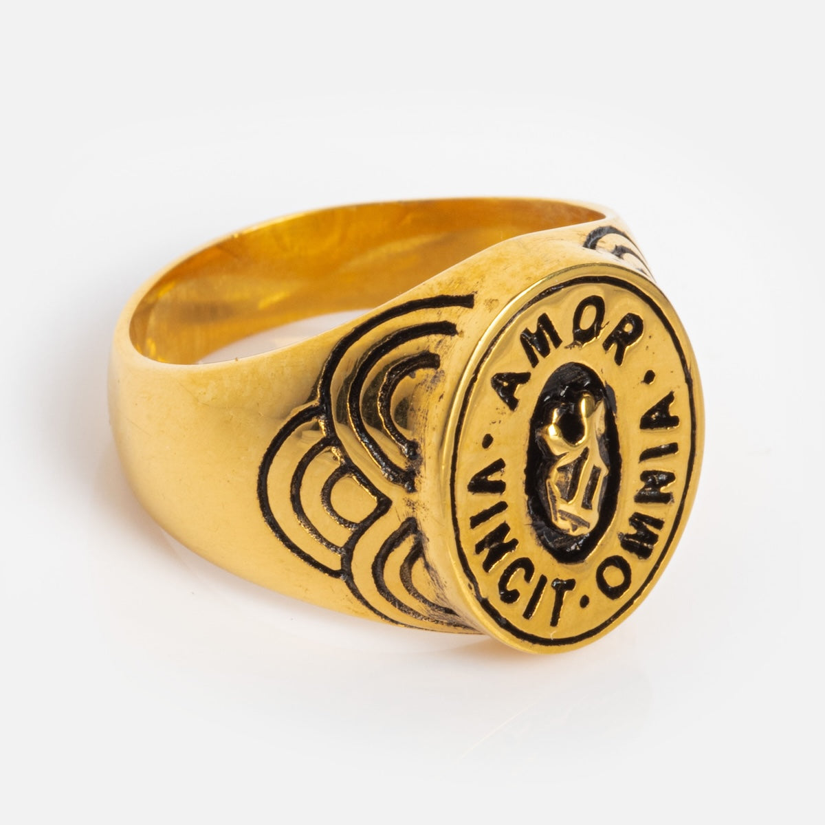 Love Conquers All Signet Ring