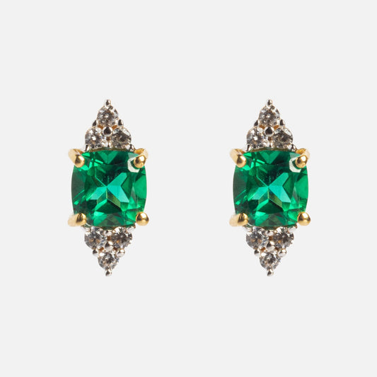 Solid Gold 2024 May Capsule Classic Emerald Studs