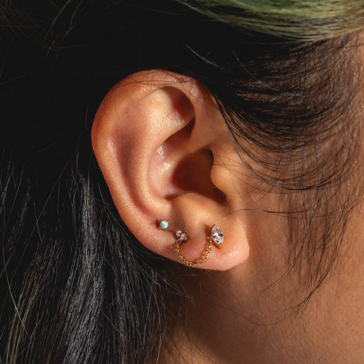 Amani Double Piercing Earring