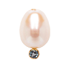 Statement-Pearl and Blue Topaz Pendant