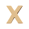 Bold Letters-X