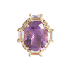 Vintage Inspired Birthstones-Amethyst