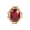 Vintage Inspired Birthstones-Ruby
