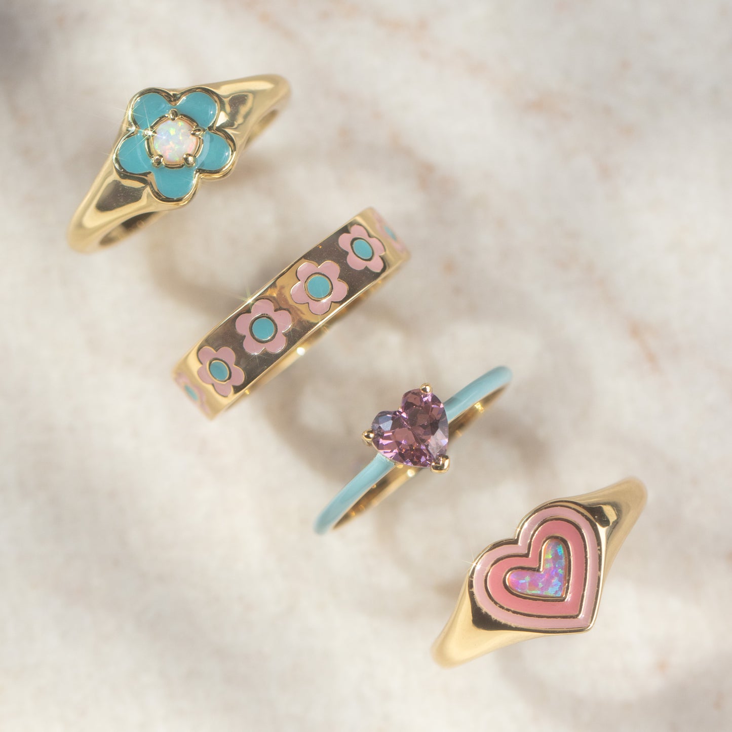 Flower Child Opal Ring