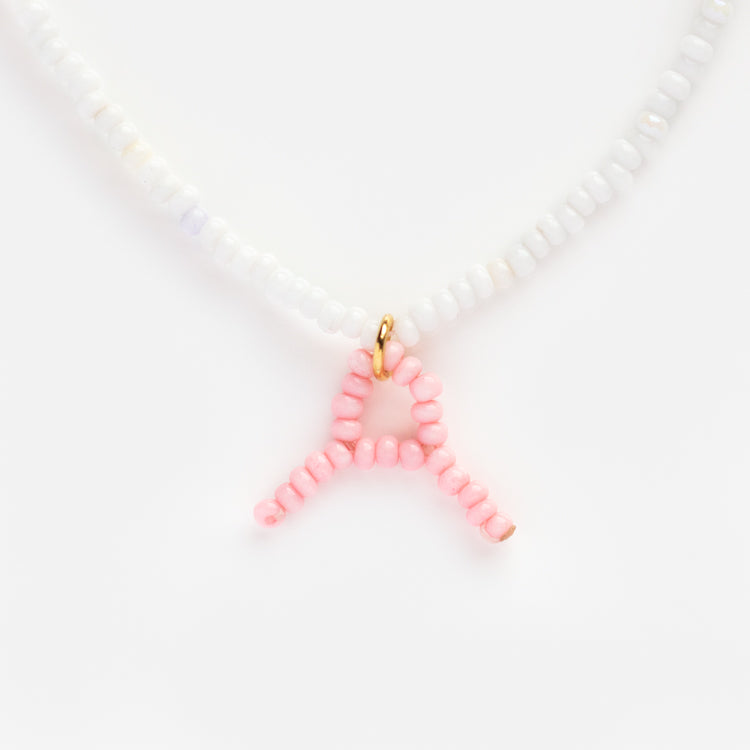 Annabelle Beaded Monogram Necklace