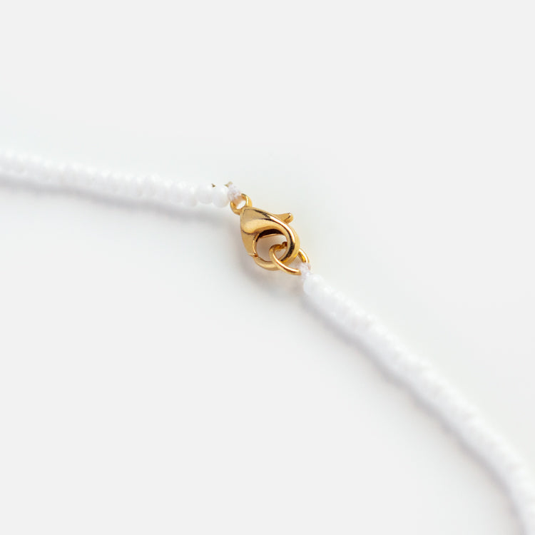 Annabelle Beaded Monogram Necklace