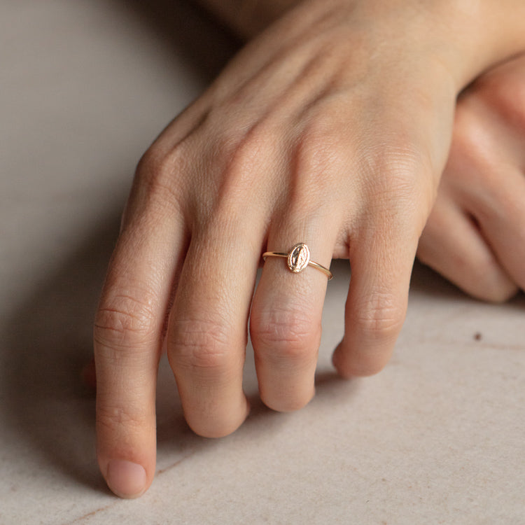 Tiny Miraculous Medal Ring