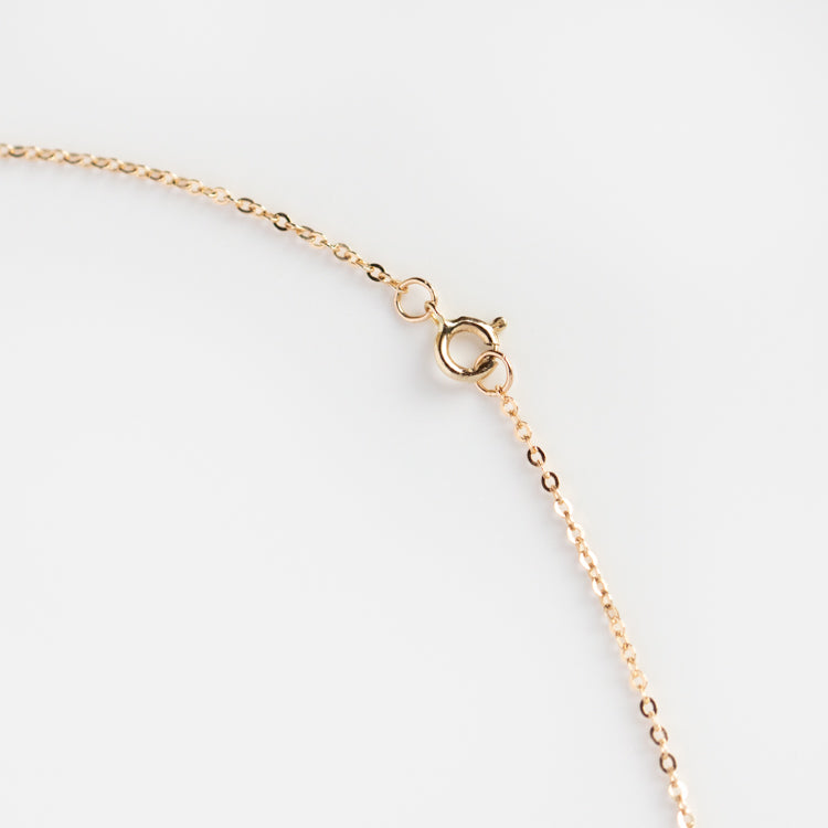 Littlest Skeleton Key Diamond Necklace