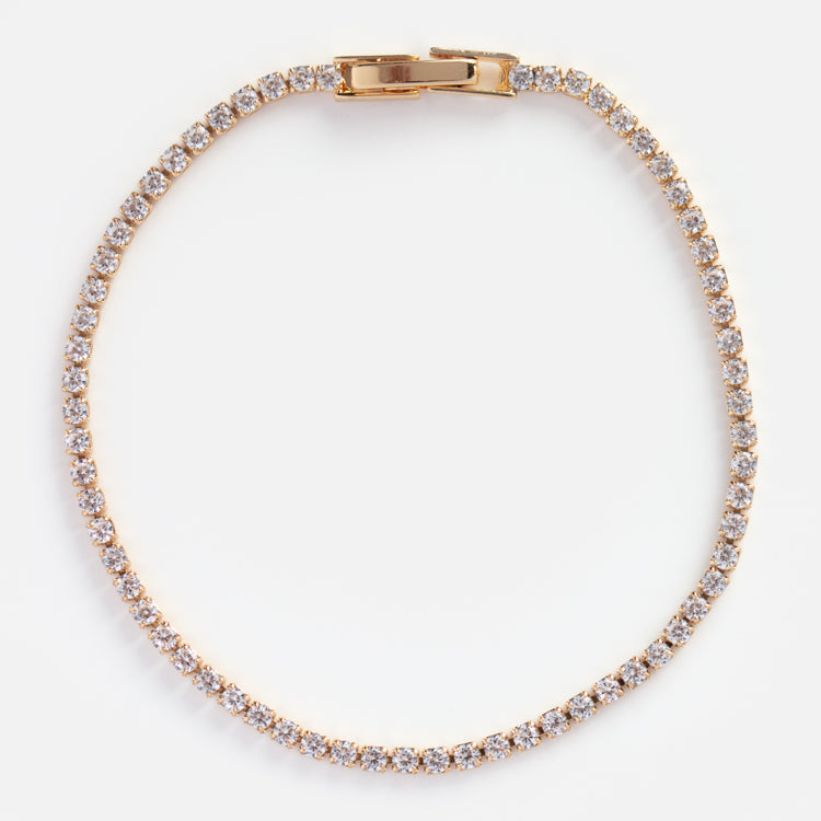 Crystal Droplet and Tennis Bracelet Set