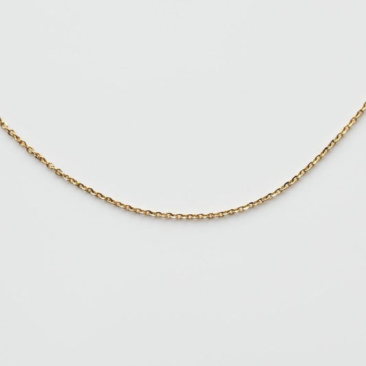Local Eclectic Solid Gold Rope Chain Necklace