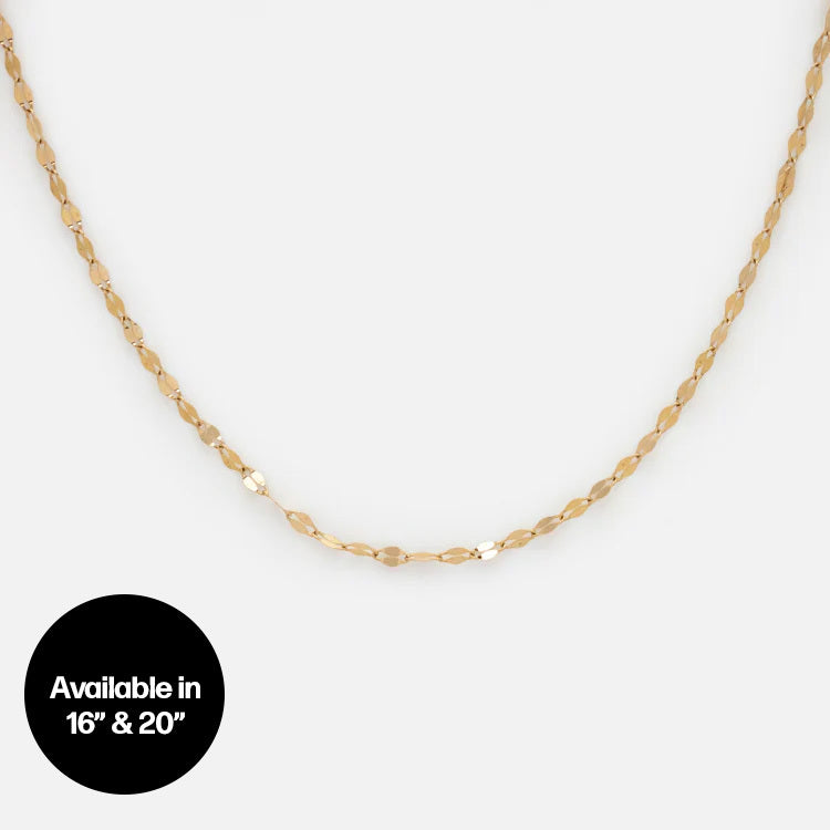 sparkle link necklace
