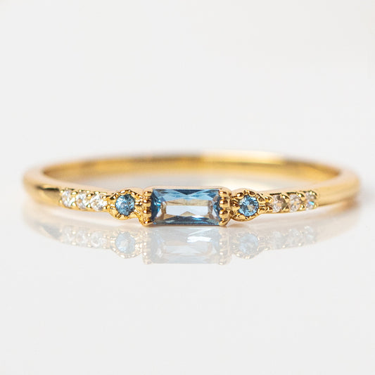 Calming Blue Stacking Ring