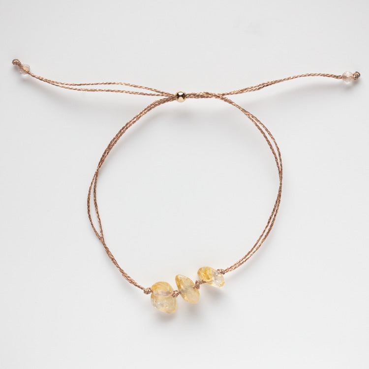 Solid Gold Mantra Bracelet