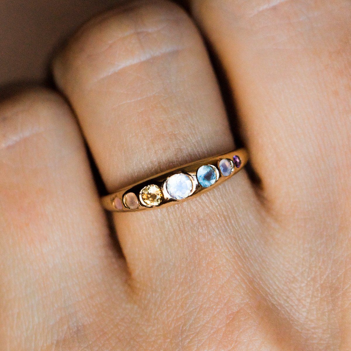 She's an Artist Ring in Yellow Gold - rings - I Like it Here Club local eclectic