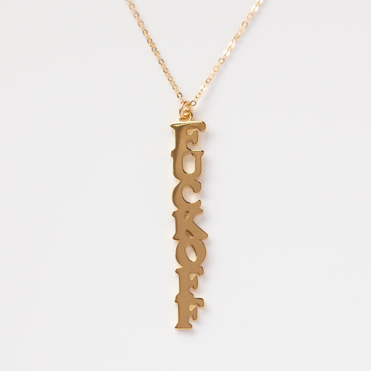 F Off Vibes Necklace