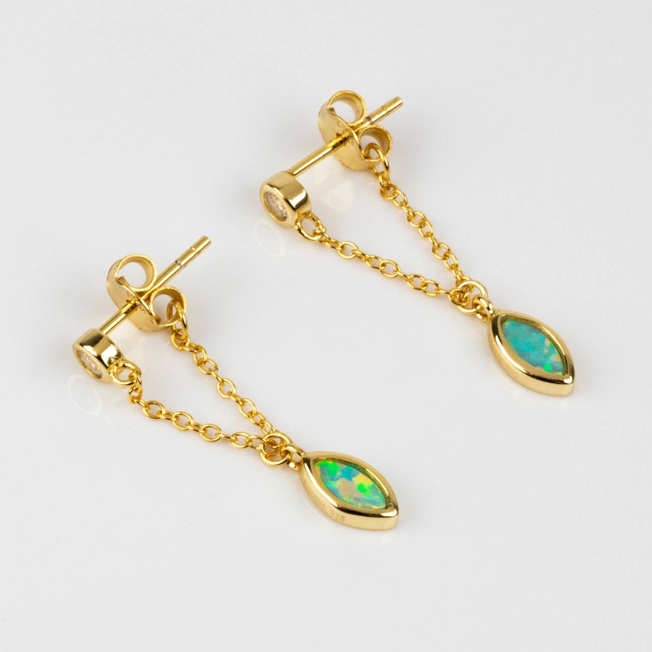 Full Swing Opal Earrings earrings Kamaria